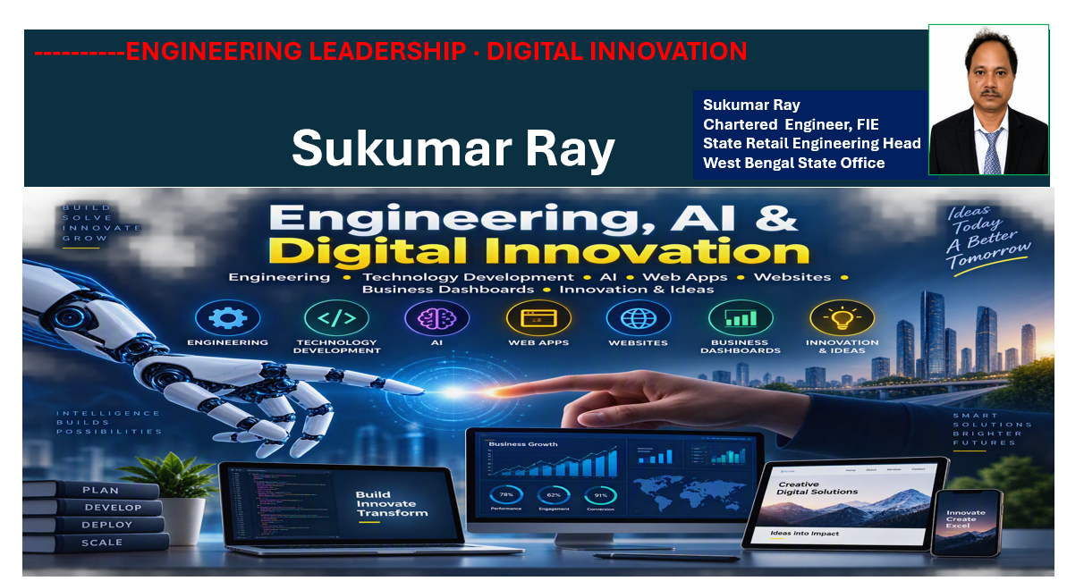 Engineering, AI and digital innovation: technology, apps, dashboards and ideas illustrated through human and robotic collaboration